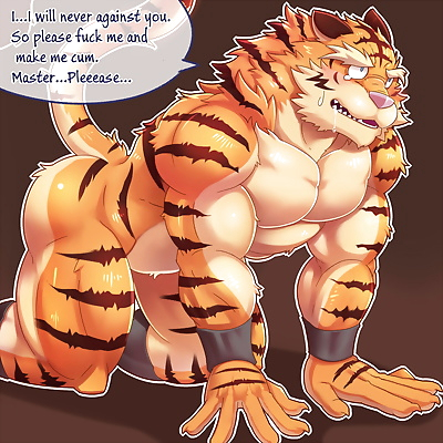 A muscular tiger cuntboy by..
